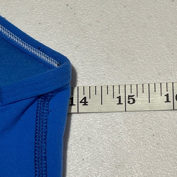 Lululemon Athletica Flow Y Bra IV Beaming Blue Sz XXS Light Support Sports Bra - Picture 8 of 9